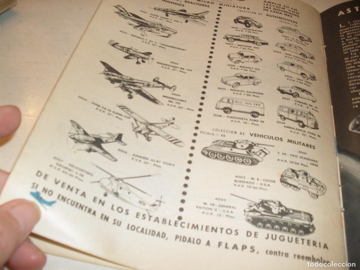 Coleccionismo de revistas y peri&oacute;dicos: EN 6 PAGINAS POSTER/RECORTABLE SUPER SABRE Y OTRAS AMENIDADES .REVISTA FLAPS 11,1961