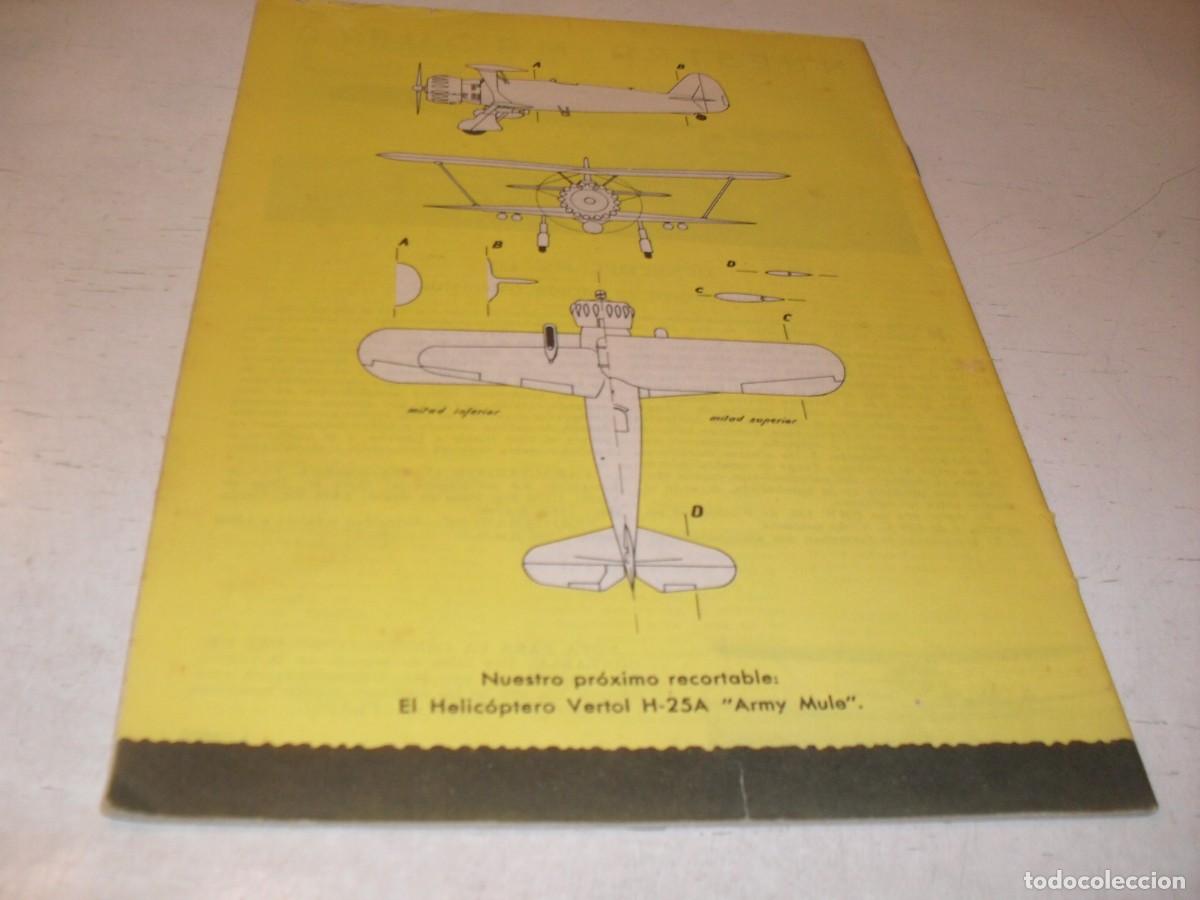 Collection Magazines and Newspapers: BELLO RECORTABLE MAQUETA AVION HENSCHEL HS-123.REVISTA FLAPS 13,1961