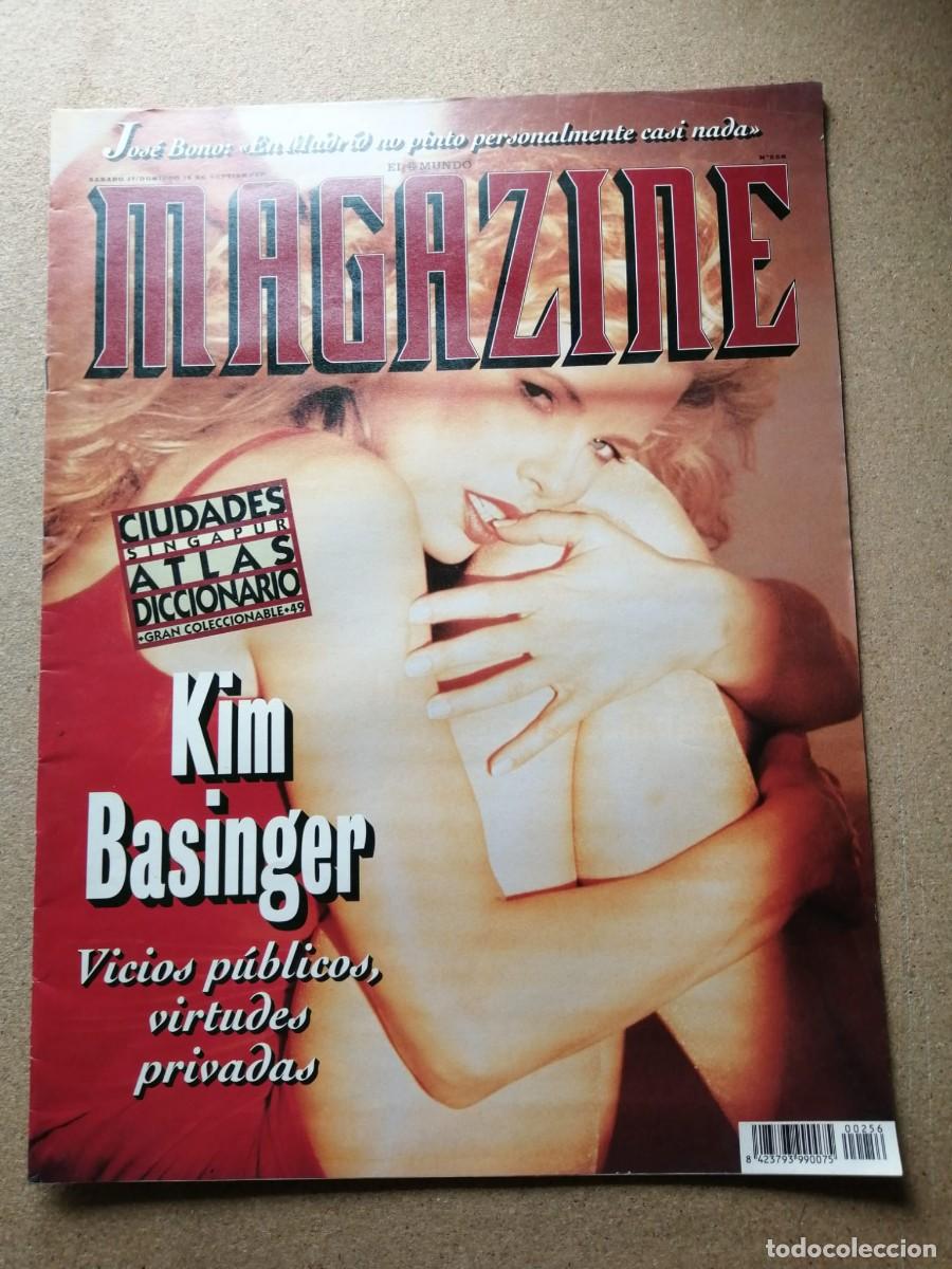 Coleccionismo de revistas y peri&oacute;dicos: MAGAZINE EL MUNDO (NUMERO 256) KIM BASINGER