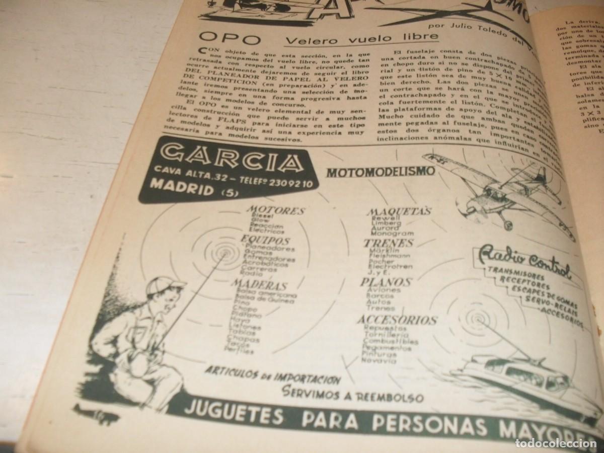Coleccionismo de revistas y peri&oacute;dicos: EN 14 PAGINAS PUBLICIDAD MODELISMO GARCIA Y OTRAS AMENIDADES DE AVIACION.REVISTA FLAPS 15,1961