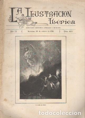 Coleccionismo de revistas y peri&oacute;dicos: LA ILUSTRACION IBERICA - A&Ntilde;O IX - 24 OCTUBRE 1891 - N&ordm; 460 - A-REVIL-1015