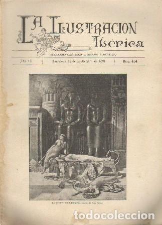 Coleccionismo de revistas y peri&oacute;dicos: LA ILUSTRACION IBERICA - A&Ntilde;O IX - 12 SEPTIEMBRE 1891 - N&ordm; 454 - A-REVIL-1016