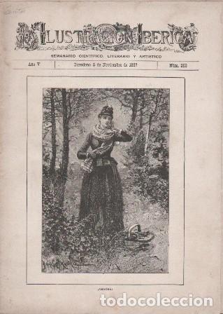 Coleccionismo de revistas y peri&oacute;dicos: LA ILUSTRACION IBERICA - A&Ntilde;O V - 10 NOVIEMBRE 1887 - N&ordm; 253 - A-REVIL-1023