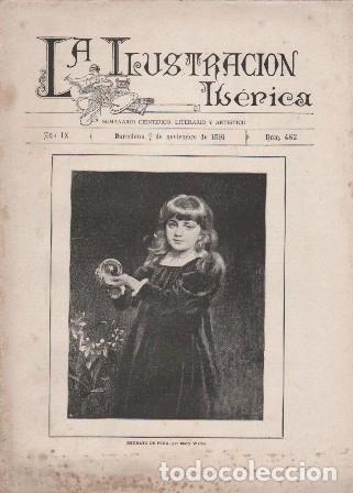 Coleccionismo de revistas y peri&oacute;dicos: LA ILUSTRACION IBERICA - A&Ntilde;O IX - 7 NOVIEMBRE 1891 - N&ordm; 462 - A-REVIL-1025