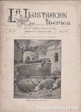Coleccionismo de revistas y peri&oacute;dicos: LA ILUSTRACION IBERICA - A&Ntilde;O IX - 19 SEPTIEMBRE 1891 - N&ordm; 455 - A-REVIL-1027