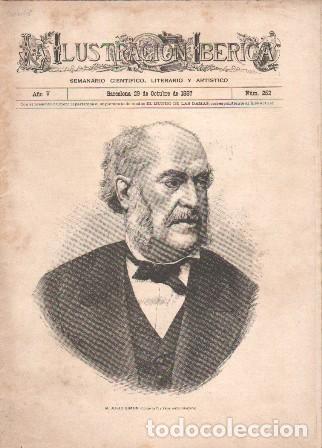 Coleccionismo de revistas y peri&oacute;dicos: LA ILUSTRACION IBERICA - A&Ntilde;O V - 29 OCTUBRE 1887 - N&ordm; 252 - A-REVIL-1034