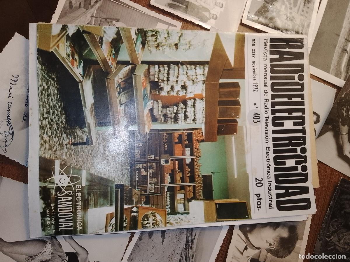 Coleccionismo de revistas y peri&oacute;dicos: Radioelectricidad revista 1972 n 403 unica