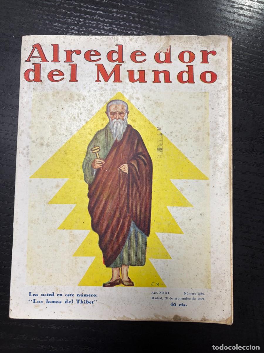 Coleccionismo de revistas y peri&oacute;dicos: ALREDEDOR DEL MUNDO. N&ordm; 1580. SEPTIEMBRE 1929.EL DEL HOMBRE DE TRABAJO Y FIL&Aacute;NTROPO ROCKEFELLER.LEER