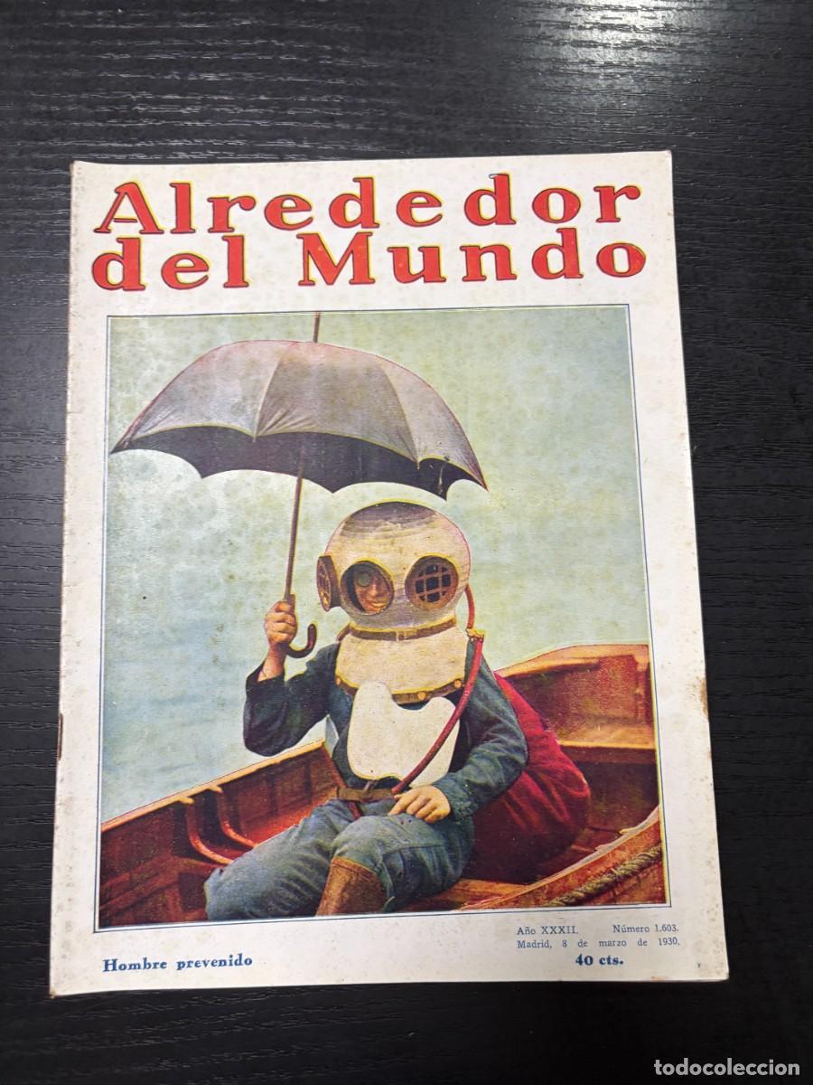 Colecionismo de Revistas e Jornais: ALREDEDOR DEL MUNDO. N&ordm; 1603. MARZO 1930. EL T&Uacute;NEL BAJO EL ESTRECHO DE GIBRALTAR. LEER