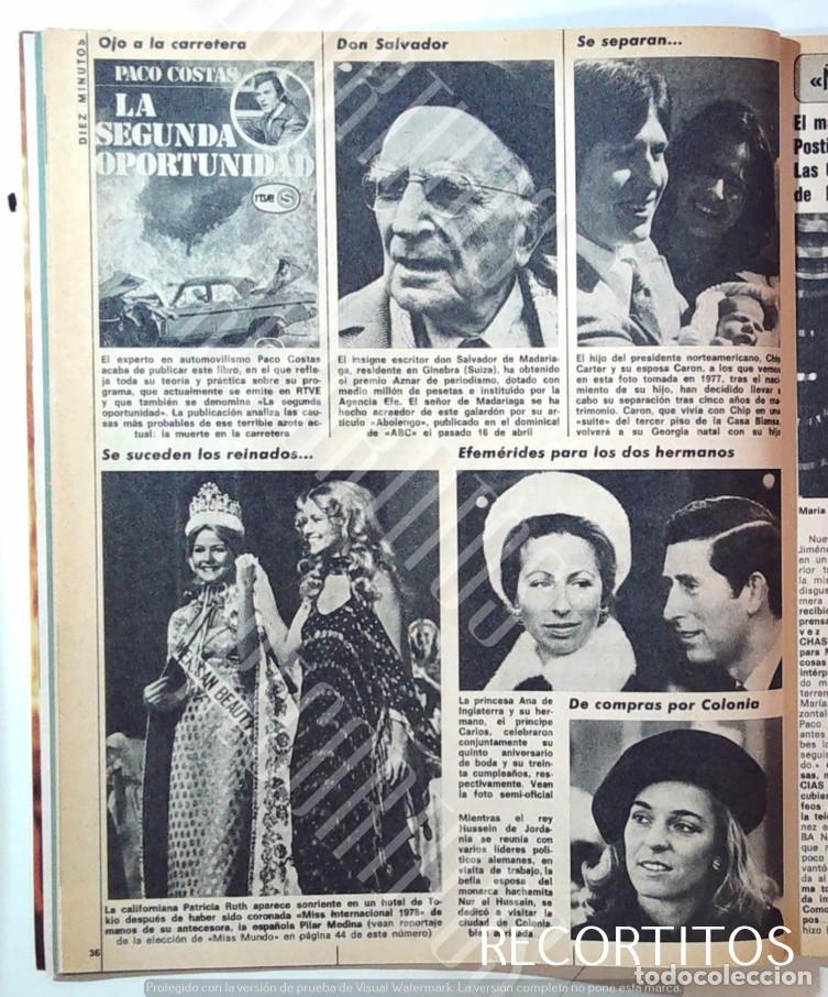 Coleccionismo de revistas y peri&oacute;dicos: pilar medina miss internacional tokyo PATRICIA RUTH NUR DE JORDANIA PACO COSTAS RTVE