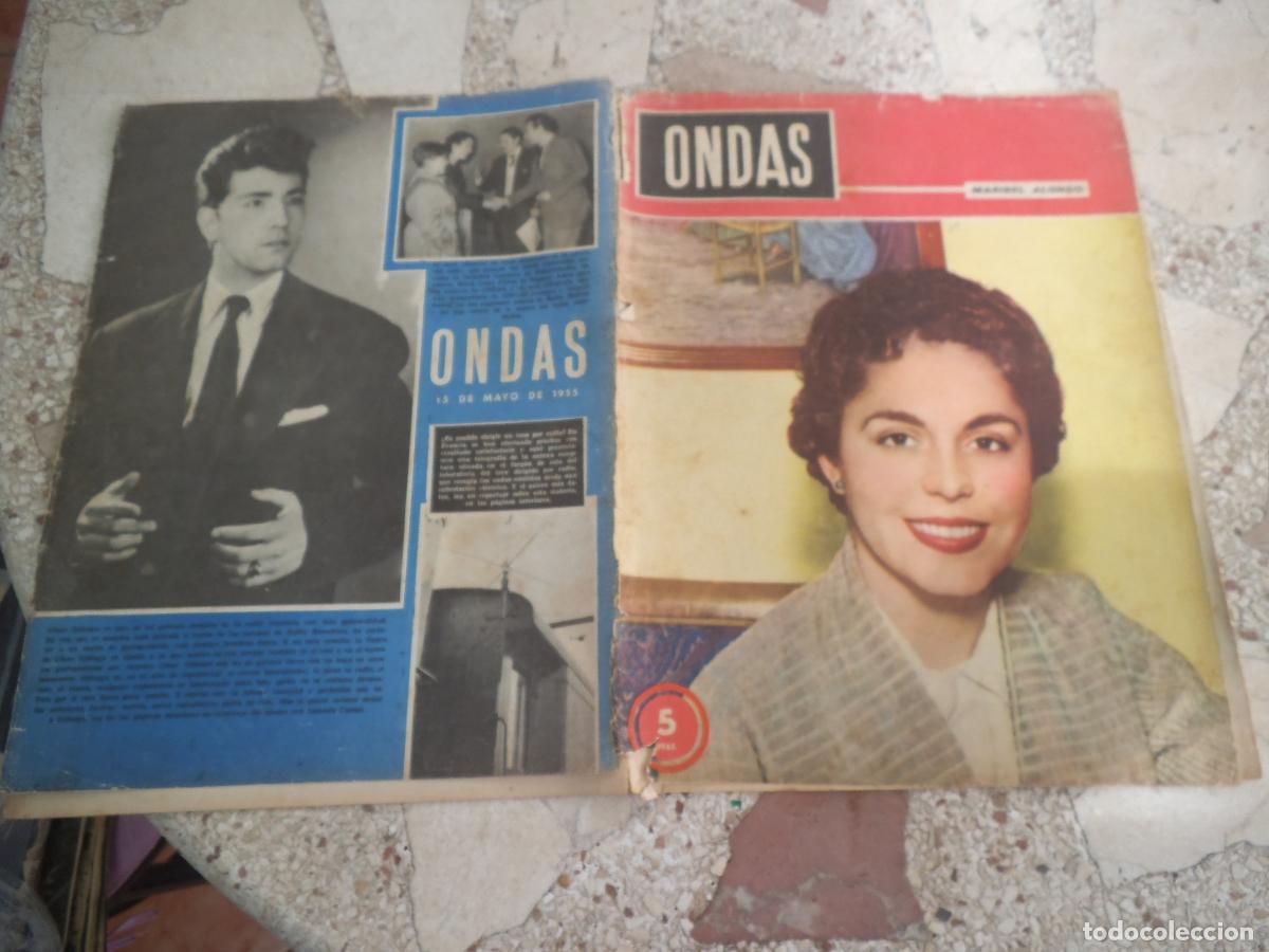 Collection Magazines and Newspapers: ondas n&ordm; 59, 1955, maribel alonso, maria luisa fillias, cesar ojinaga,