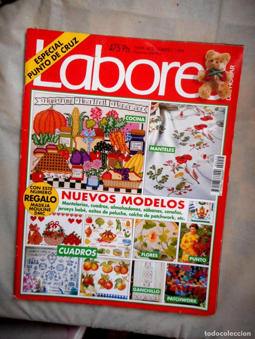 Coleccionismo de revistas y peri&oacute;dicos: REVISTA LABORES DEL HOGAR N&ordm;452 (FEBRERO 1996) -INCLUYE PATRONES-