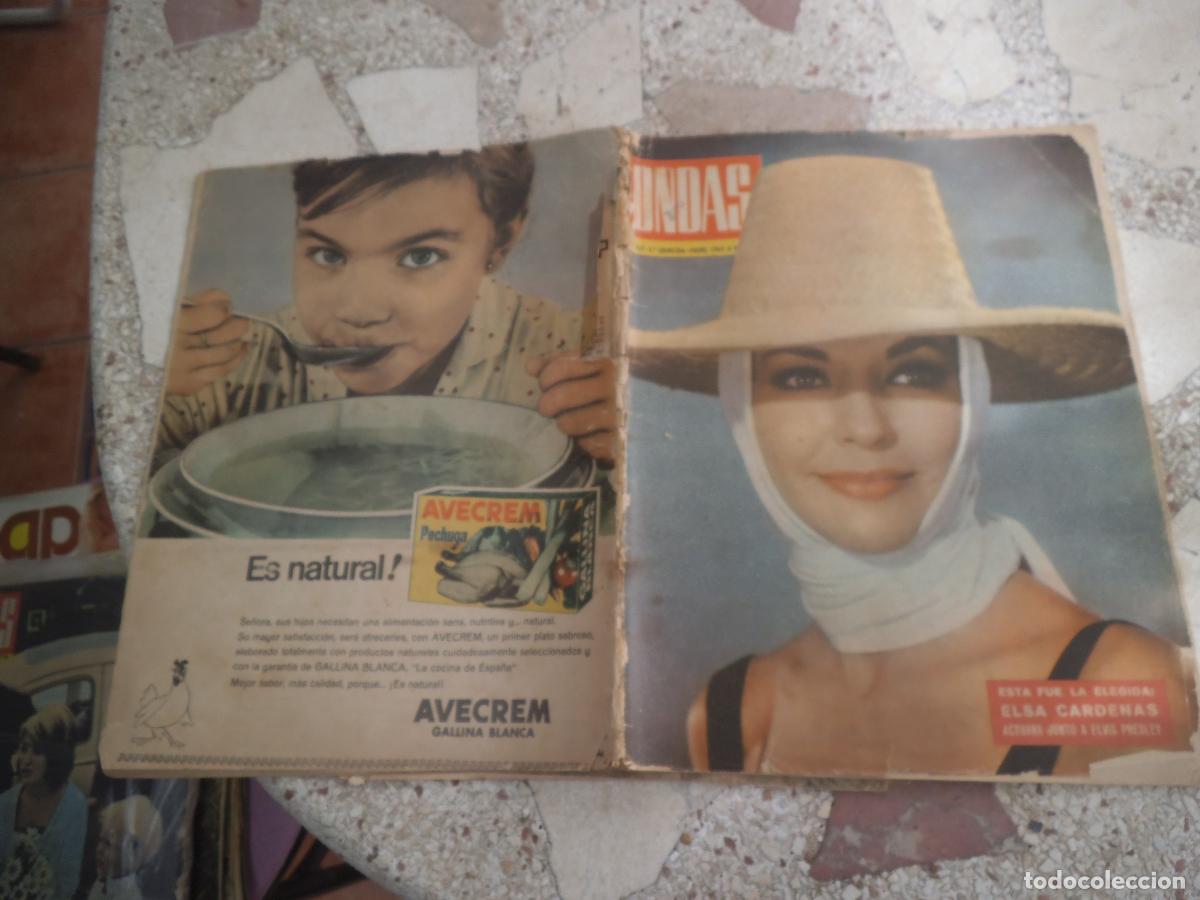 Coleccionismo de revistas y peri&oacute;dicos: ondas n&ordm; 267, 1964, elsa cardenas, claudia cardinale, romy schneider, ,