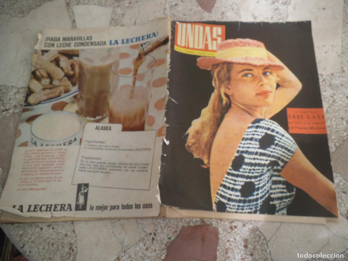 Coleccionismo de revistas y peri&oacute;dicos: ondas n&ordm; 230, 1962, abbe lane, frank sinatra, crucero de don juan carlos y do&ntilde;a sofia, de