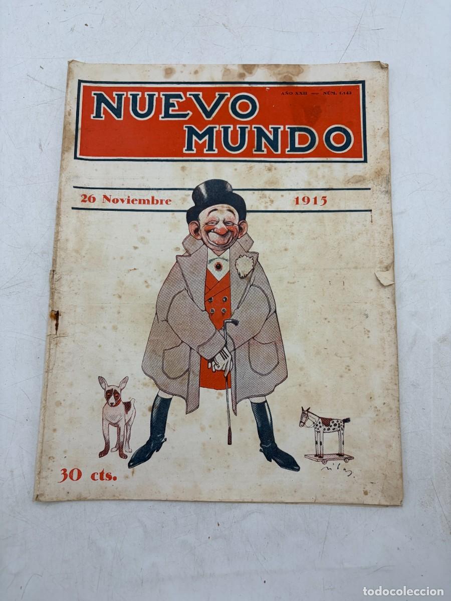 Coleccionismo de revistas y peri&oacute;dicos: REVISTA POPULAR ILUSTRADA. NUEVO MUNDO. N&ordm; 1142. NOVIEMBRE 1915. LA ESENCIA DE ALEMANIA. LEER