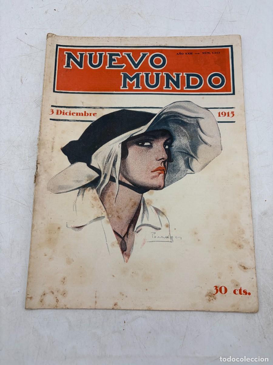 Coleccionismo de revistas y peri&oacute;dicos: REVISTA POPULAR ILUSTRADA. NUEVO MUNDO. N&ordm; 1143. DICIEMBRE 1915.LA PATRONA DE LA INFANTER&Iacute;A. LEER