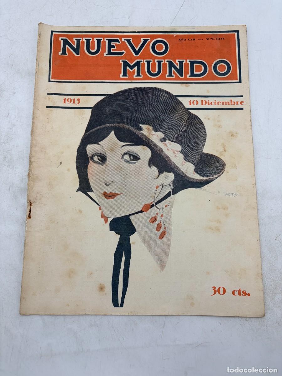 Coleccionismo de revistas y peri&oacute;dicos: REVISTA POPULAR ILUSTRADA. NUEVO MUNDO. N&ordm; 1144. DICIEMBRE 1915. LOS SUBMARINOS ALEMANES. LEER
