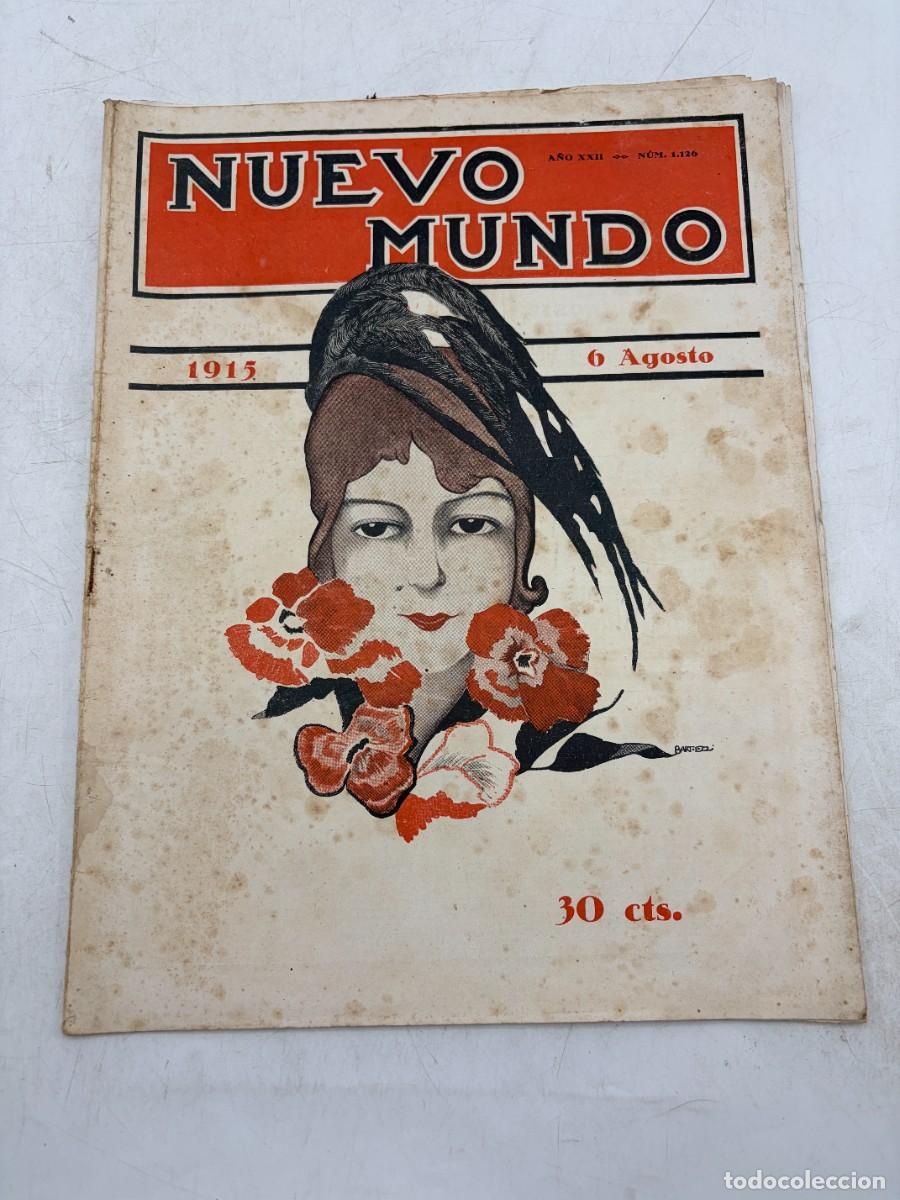 Coleccionismo de revistas y peri&oacute;dicos: REVISTA POPULAR ILUSTRADA. NUEVO MUNDO. N&ordm; 1126. AGOSTO 1915. SANTIAGO LA LECCI&Oacute;N DE LAS PIEDRAS