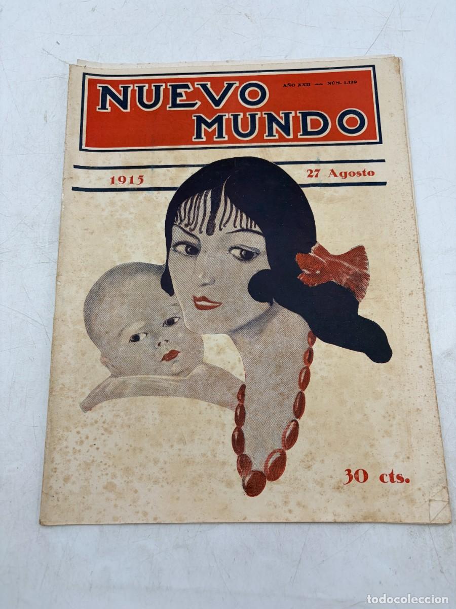 Coleccionismo de revistas y peri&oacute;dicos: REVISTA POPULAR ILUSTRADA. NUEVO MUNDO. N&ordm; 1129. AGOSTO 1915. EL TEATRO DE LA VIDA - POLONIA. LEER
