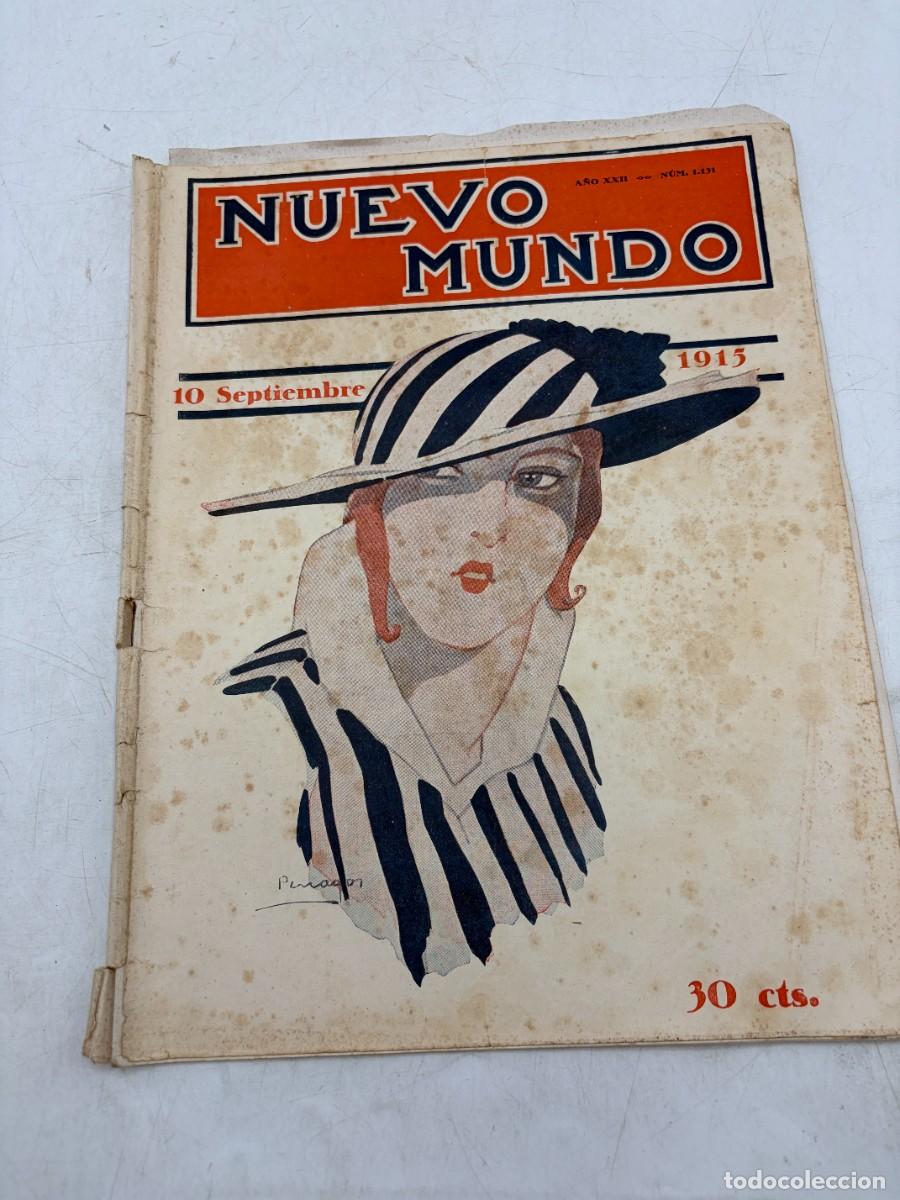 Coleccionismo de revistas y peri&oacute;dicos: REVISTA POPULAR ILUSTRADA. NUEVO MUNDO. N&ordm; 1131. SEPTIEMBRE 1915. UN INTELECTUAL MARROQU&Iacute;. LEER