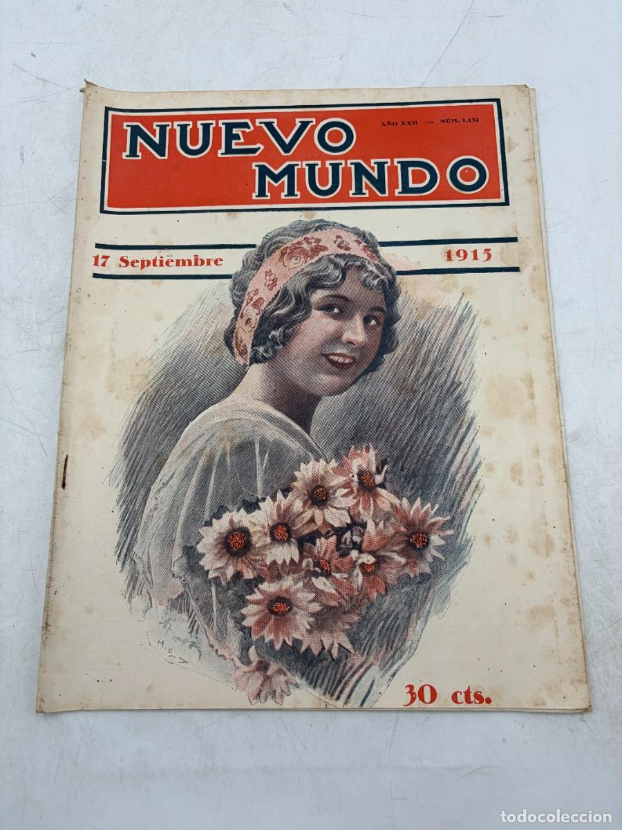 Coleccionismo de revistas y peri&oacute;dicos: REVISTA POPULAR ILUSTRADA. NUEVO MUNDO. N&ordm; 1132. SEPTIEMBRE 1915. NOTAS CURIOSAS DE LA GUERRA. LEER