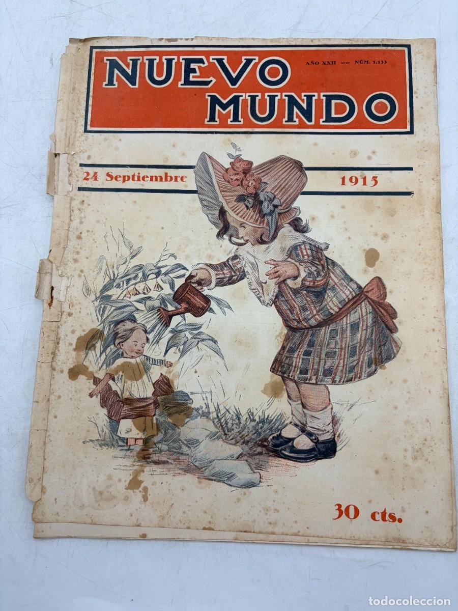 Coleccionismo de revistas y peri&oacute;dicos: REVISTA POPULAR ILUSTRADA. NUEVO MUNDO. N&ordm; 1133. SEPTIEMBRE 1915. LA APERTURA DE LOS TRIBUNALES.LEER