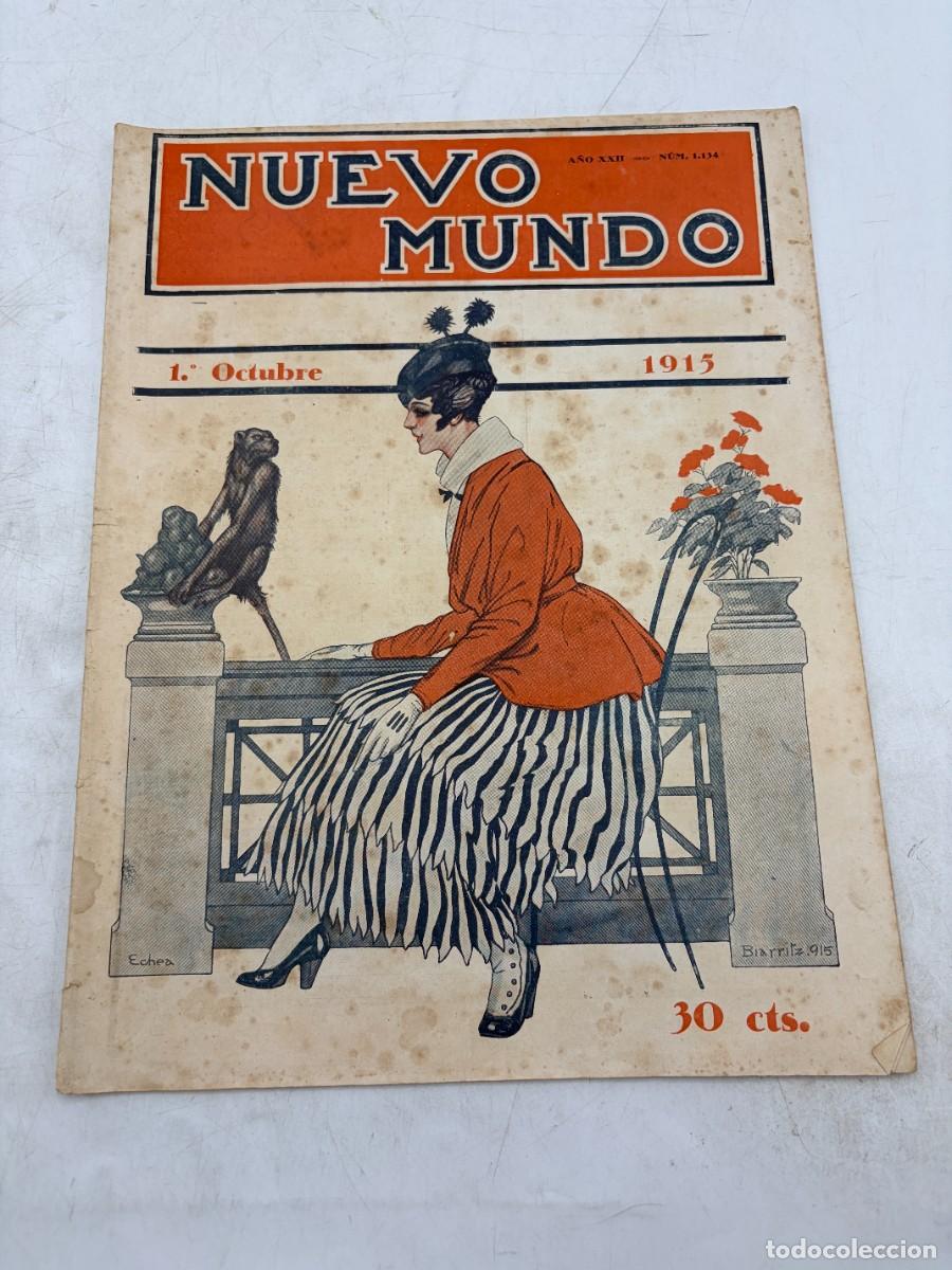 Coleccionismo de revistas y peri&oacute;dicos: REVISTA POPULAR ILUSTRADA. NUEVO MUNDO. N&ordm; 1134. OCTUBRE 1915. LAS INDUSTRIAS DE LA PESCA. LEER