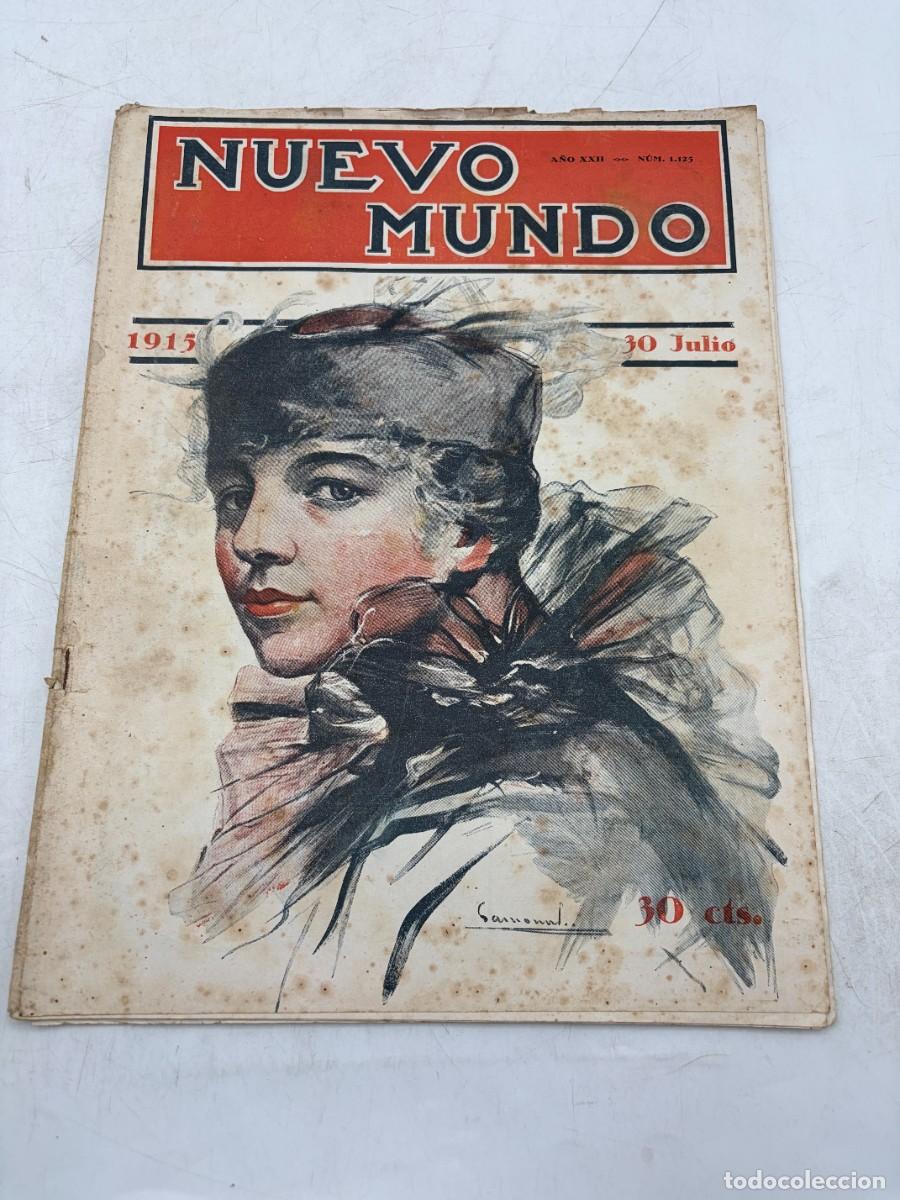 Coleccionismo de revistas y peri&oacute;dicos: REVISTA POPULAR ILUSTRADA. NUEVO MUNDO. N&ordm; 1125. JULIO 1915. LOS ADORADORES DEL DIABLO. LEER