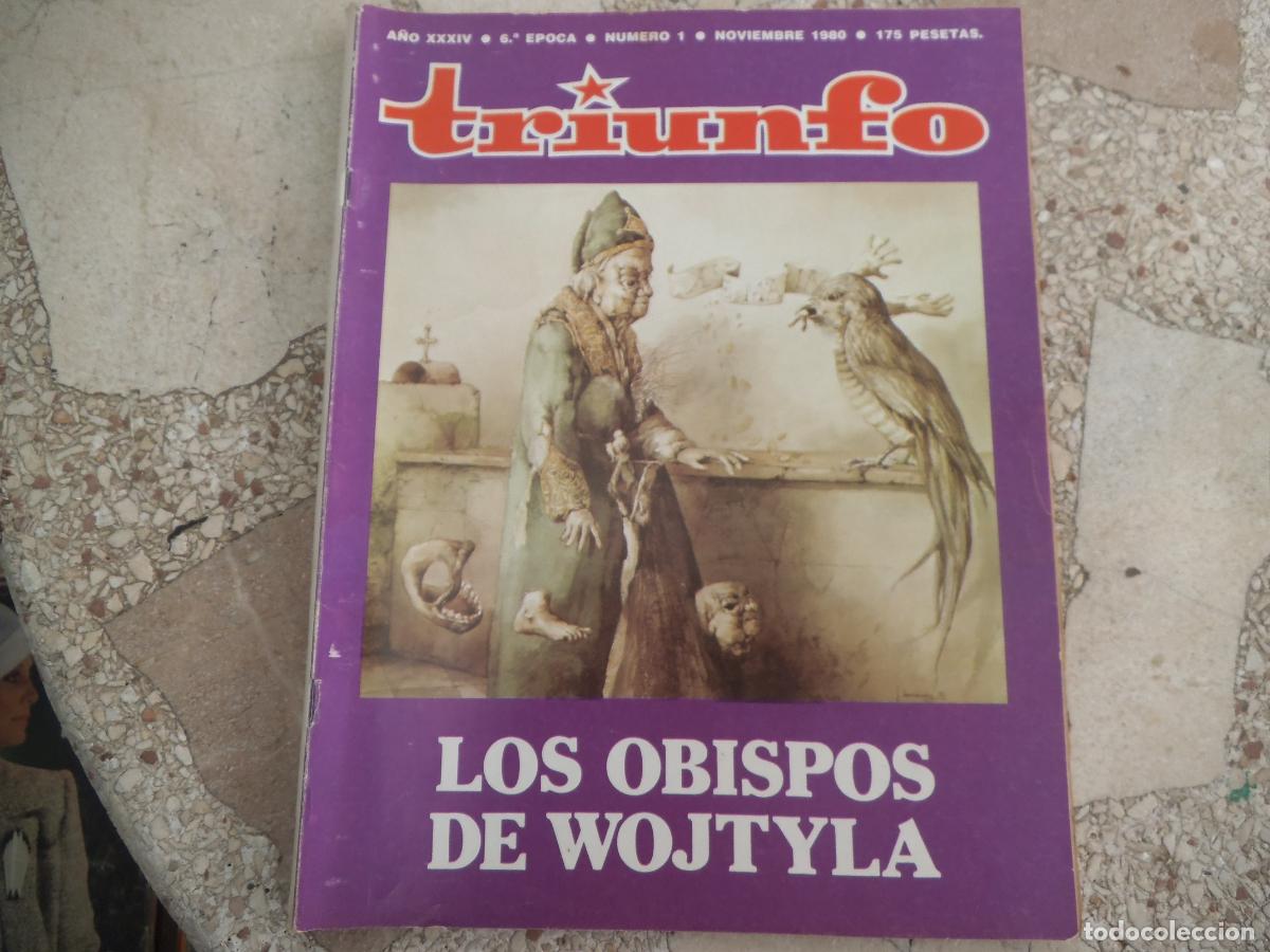 Coleccionismo de revistas y peri&oacute;dicos: triunfo n&ordm; 1, 6 epoca, los obispos de wojtyla, el rescate del titanic,