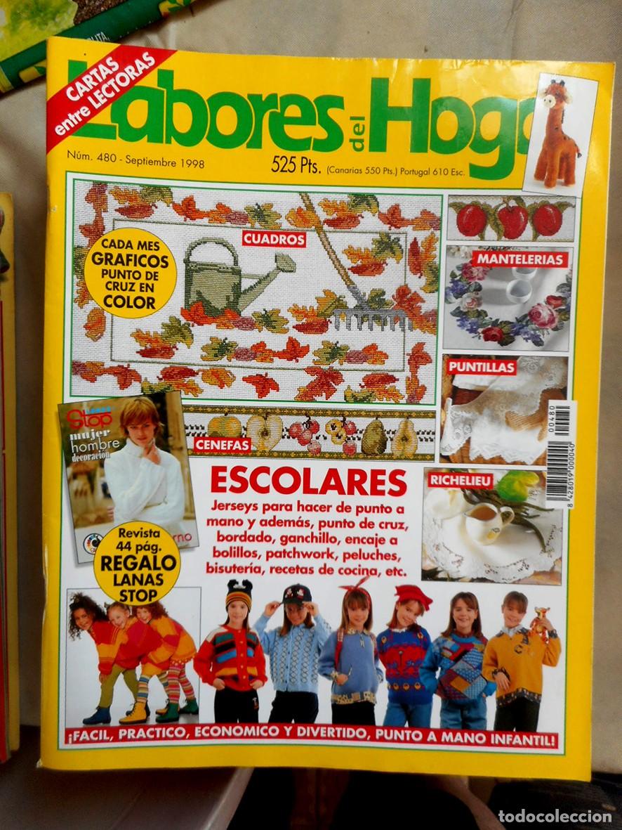 Coleccionismo de revistas y peri&oacute;dicos: REVISTA LABORES DEL HOGAR N&ordm;480 (SEPTIEMBRE 1998) -INCLUYE PATRONES-