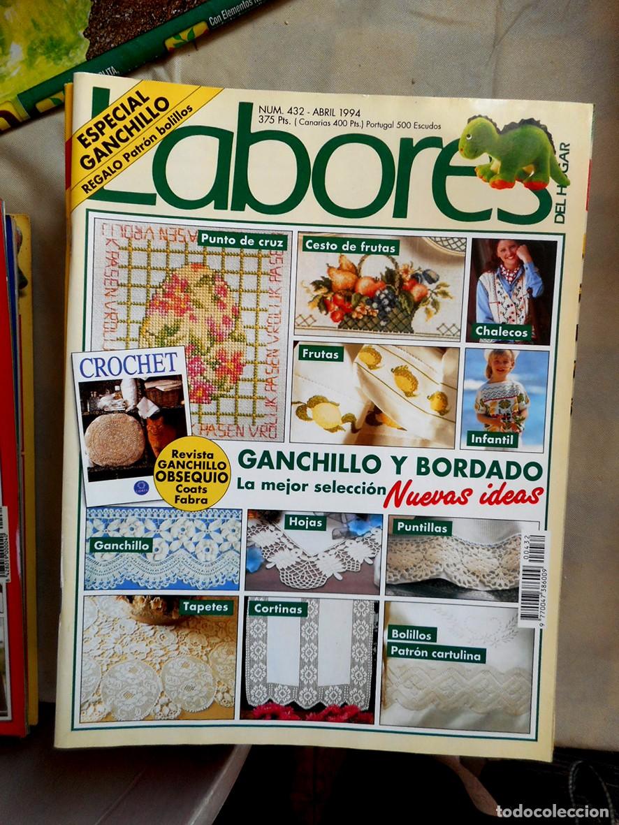 Coleccionismo de revistas y peri&oacute;dicos: REVISTA LABORES DEL HOGAR N&ordm;432 (ABRIL 1994) -INCLUYE PATRONES-