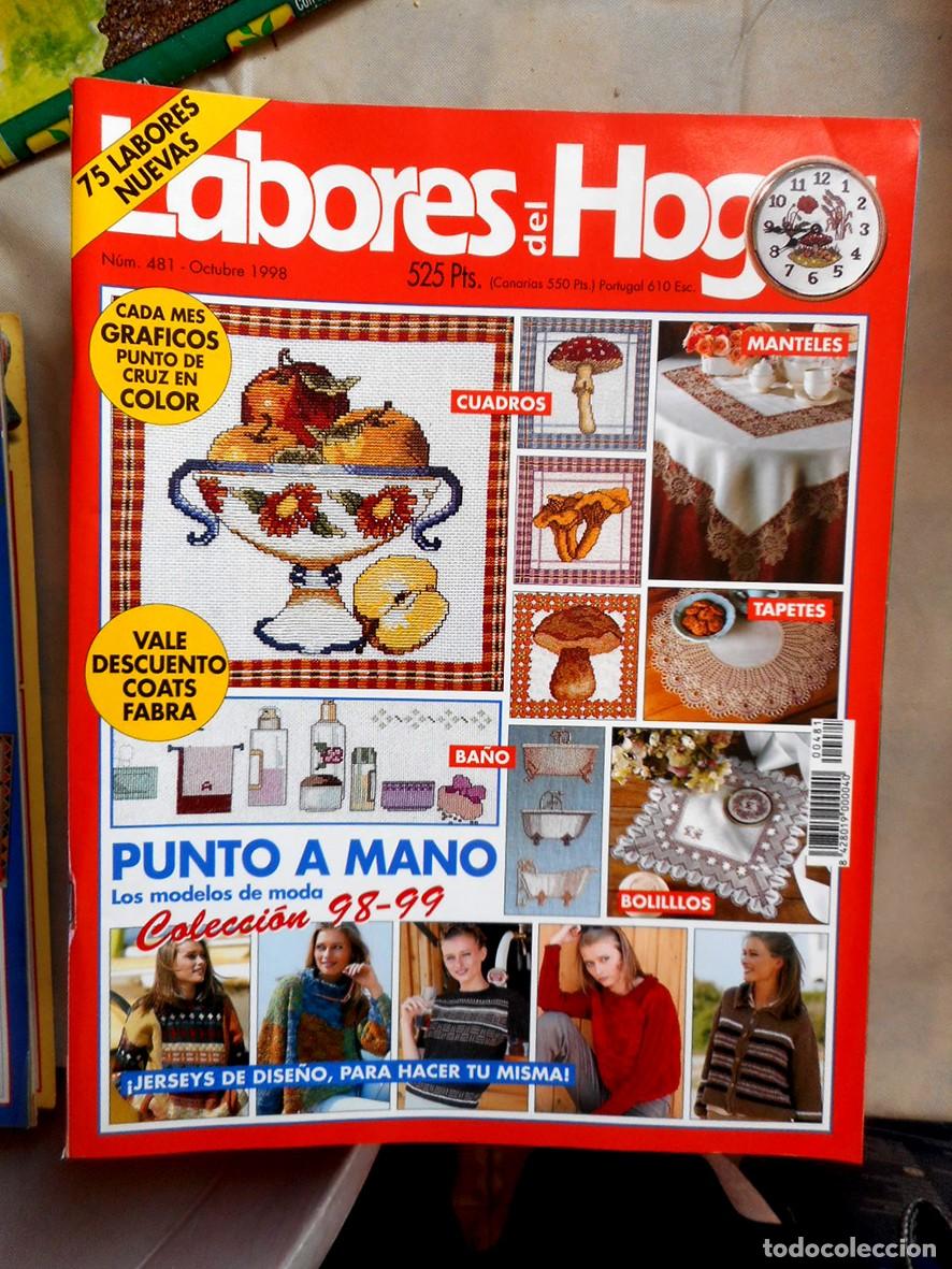 Coleccionismo de revistas y peri&oacute;dicos: REVISTA LABORES DEL HOGAR N&ordm;481 (OCTUBRE 1998) -INCLUYE PATRONES-