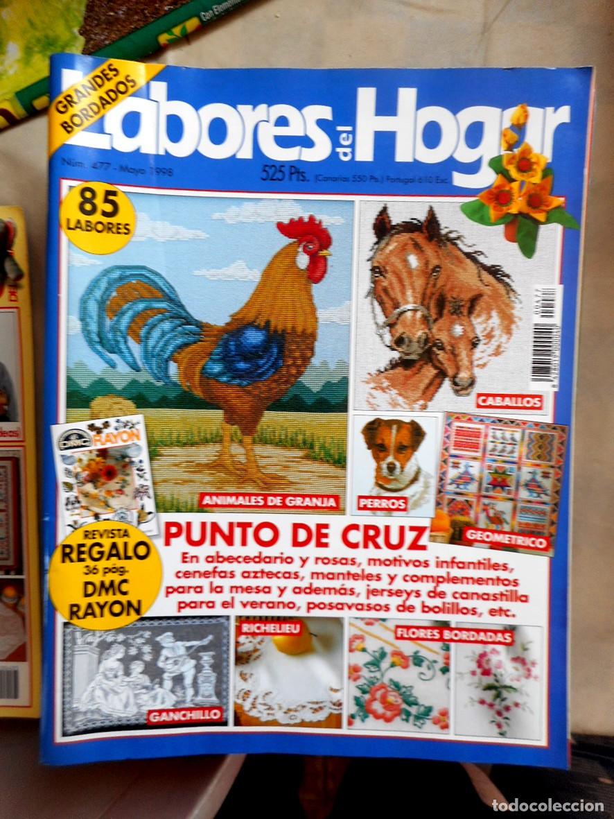 Colecionismo de Revistas e Jornais: REVISTA LABORES DEL HOGAR N&ordm;477 (MAYO 1998) -INCLUYE VARIOS PATRONES-