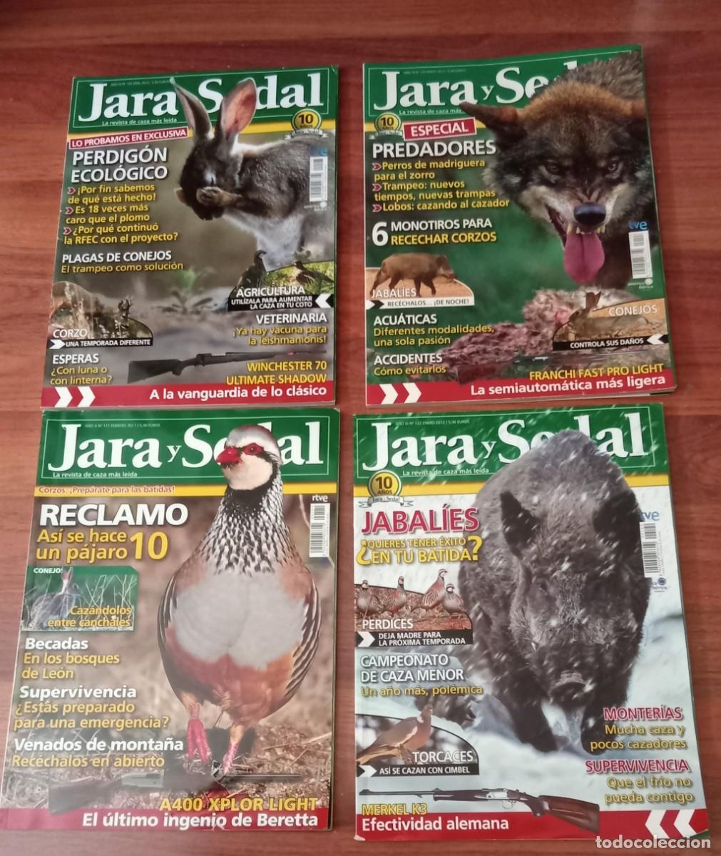 Coleccionismo de revistas y peri&oacute;dicos: 4 revistas JARA Y SEDAL.. n&ordm; 111 - 122 - 125 - 126.. a&ntilde;os 2011 y 2012