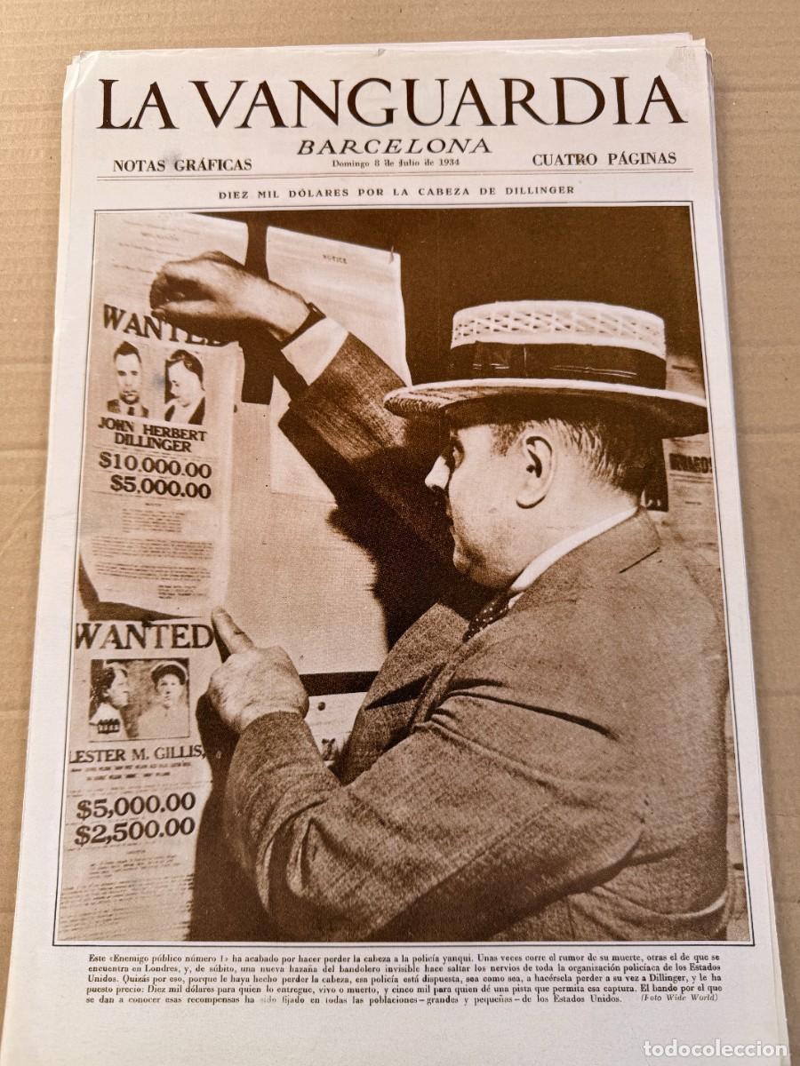 Coleccionismo de revistas y peri&oacute;dicos: S1- COLECCION DE FACSIMILES DE PORTADAS DE LA VANGUARDIA DE 1929-1936. HAY 43 DE 50 FALTAN 7