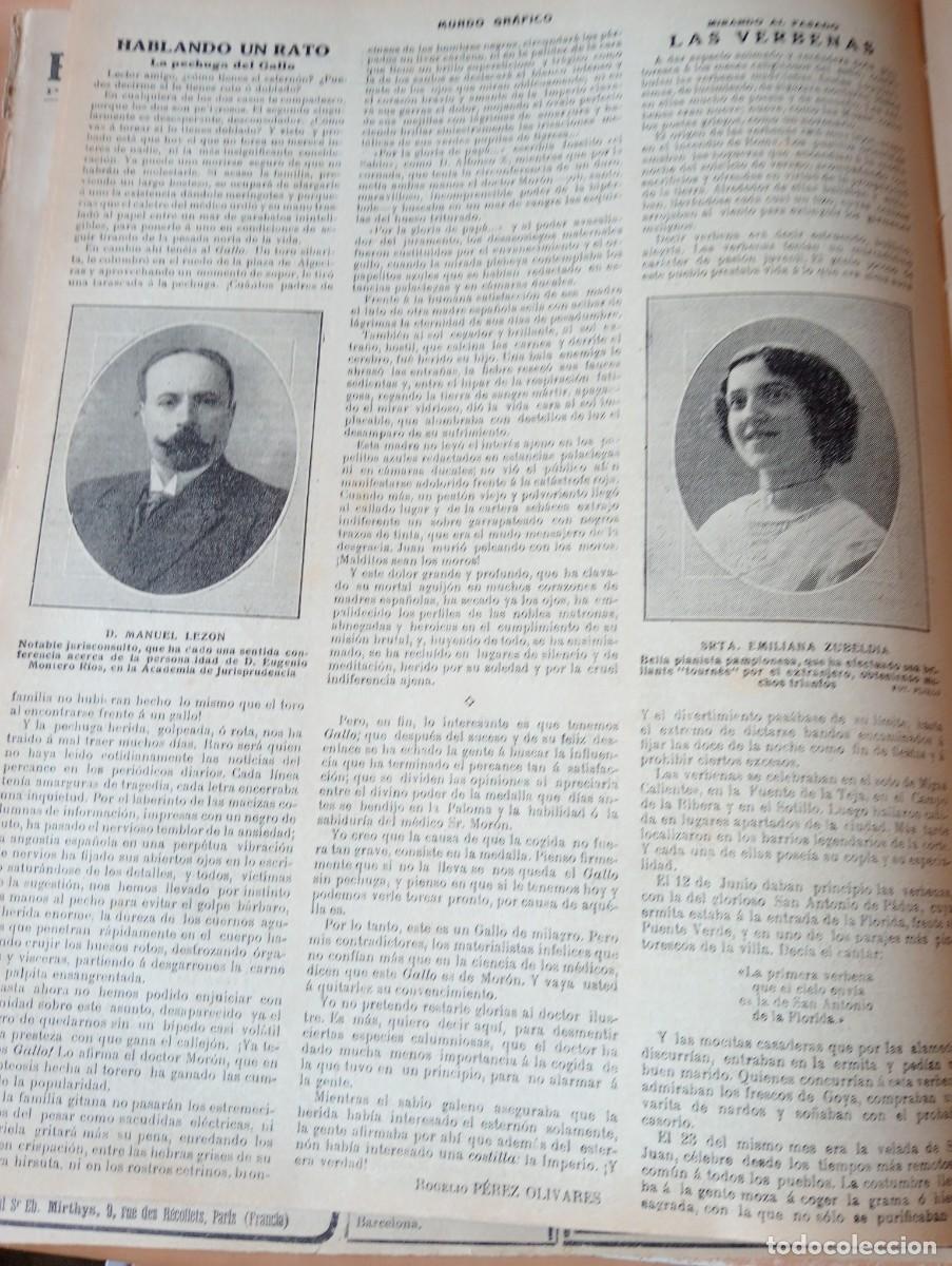 Sammeln von Zeitschriften und Zeitungen: REVISTA 1914 FELIPE TRIGO MANUEL LEZON EMILIANA ZUBELDIA AMPARO BRAVO JOSE CASCALES MU&Ntilde;OS T. SANZ