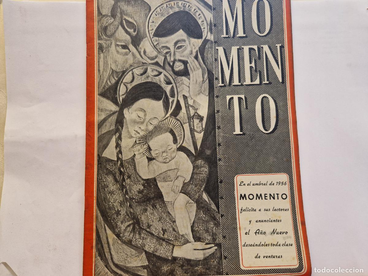 Sammeln von Zeitschriften und Zeitungen: REVISTA. MOMENTO. EN EL UMBRAL DE 1956. 29 DE DICEMBRE 1955