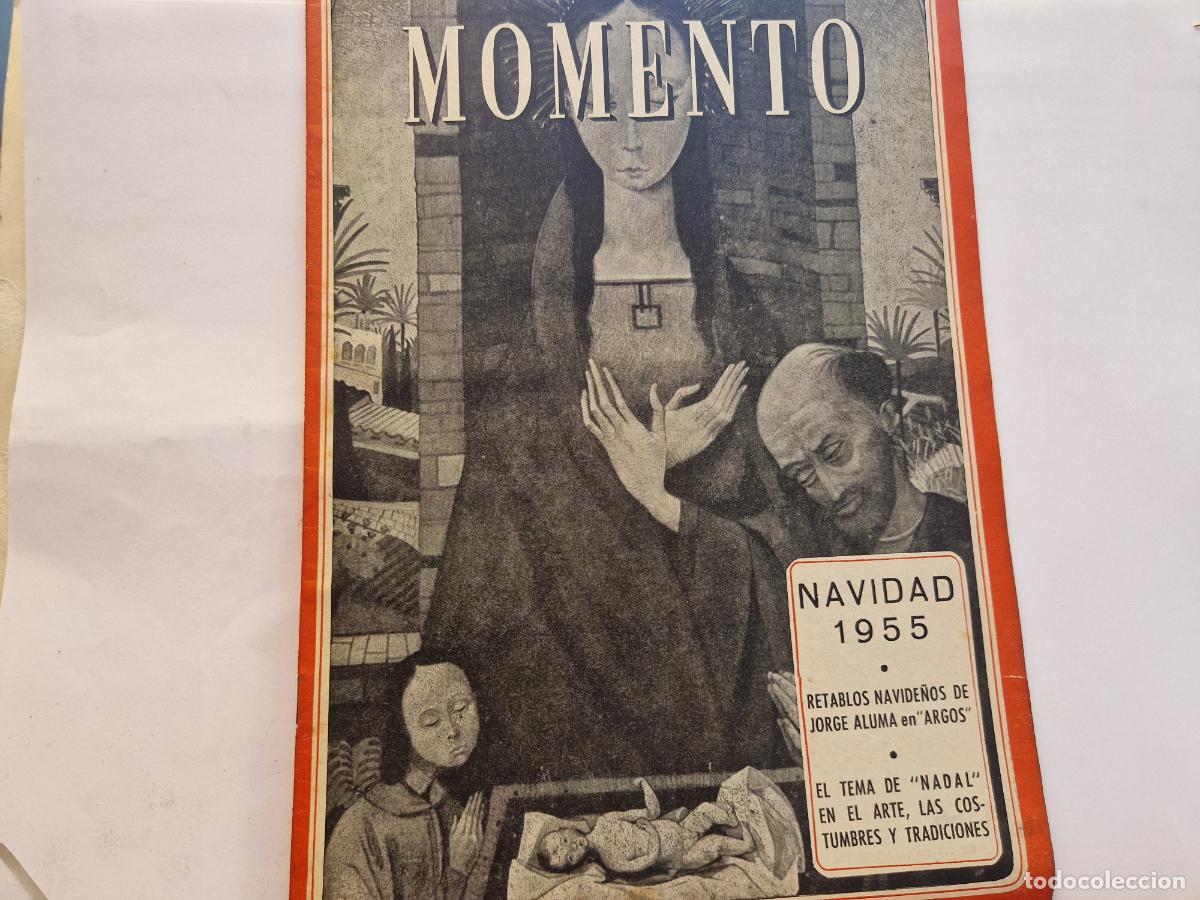 Coleccionismo de revistas y peri&oacute;dicos: REVISTA. MOMENTO. NAVIDAD 1955. 22 DE DICEMBRE 1955