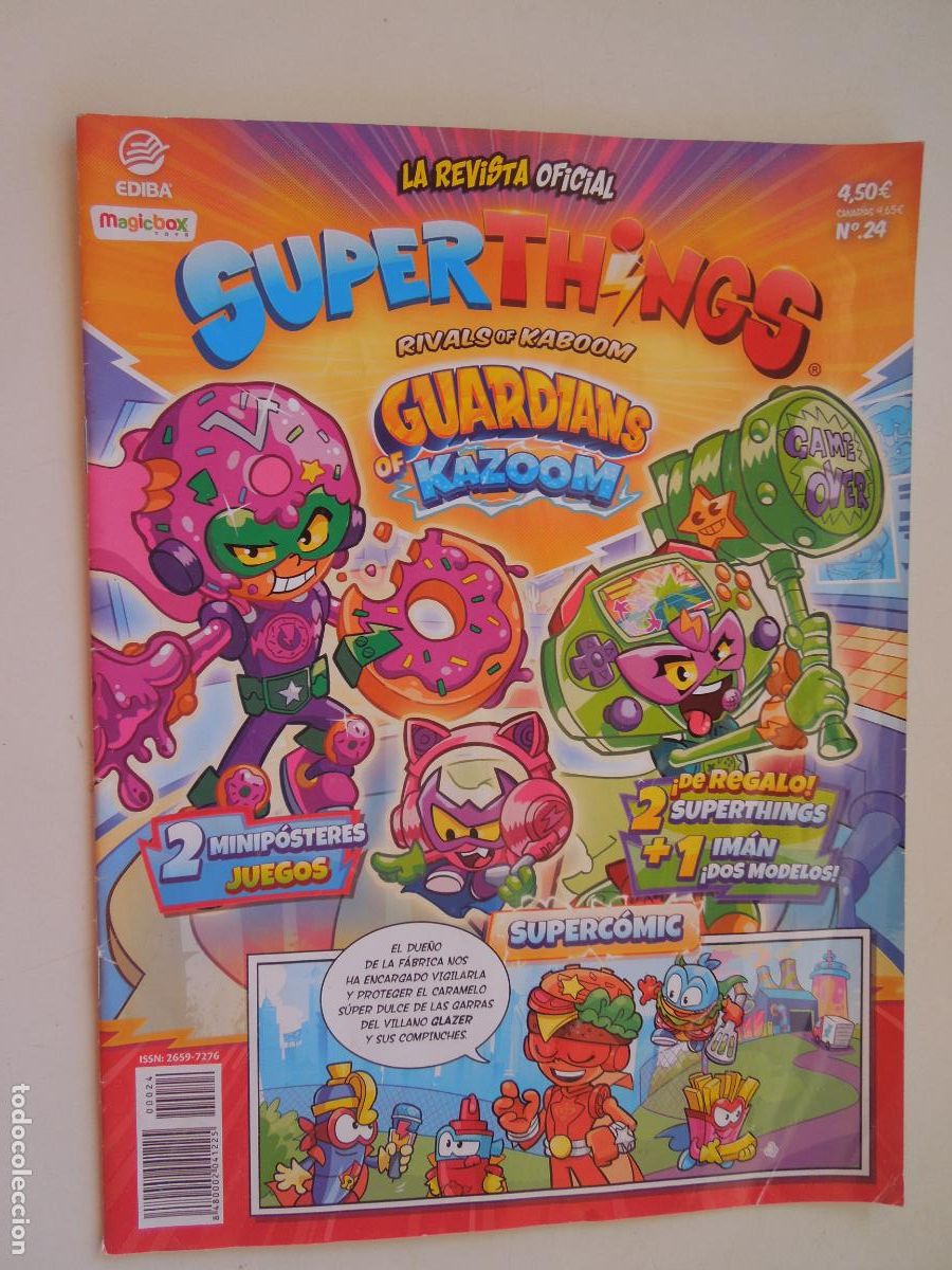 Coleccionismo de revistas y peri&oacute;dicos: SUPERTHINGS N&ordm; 24 REVISTA OFICIAL - SERIE GUADIANS OF KAZOOM - EDIBA