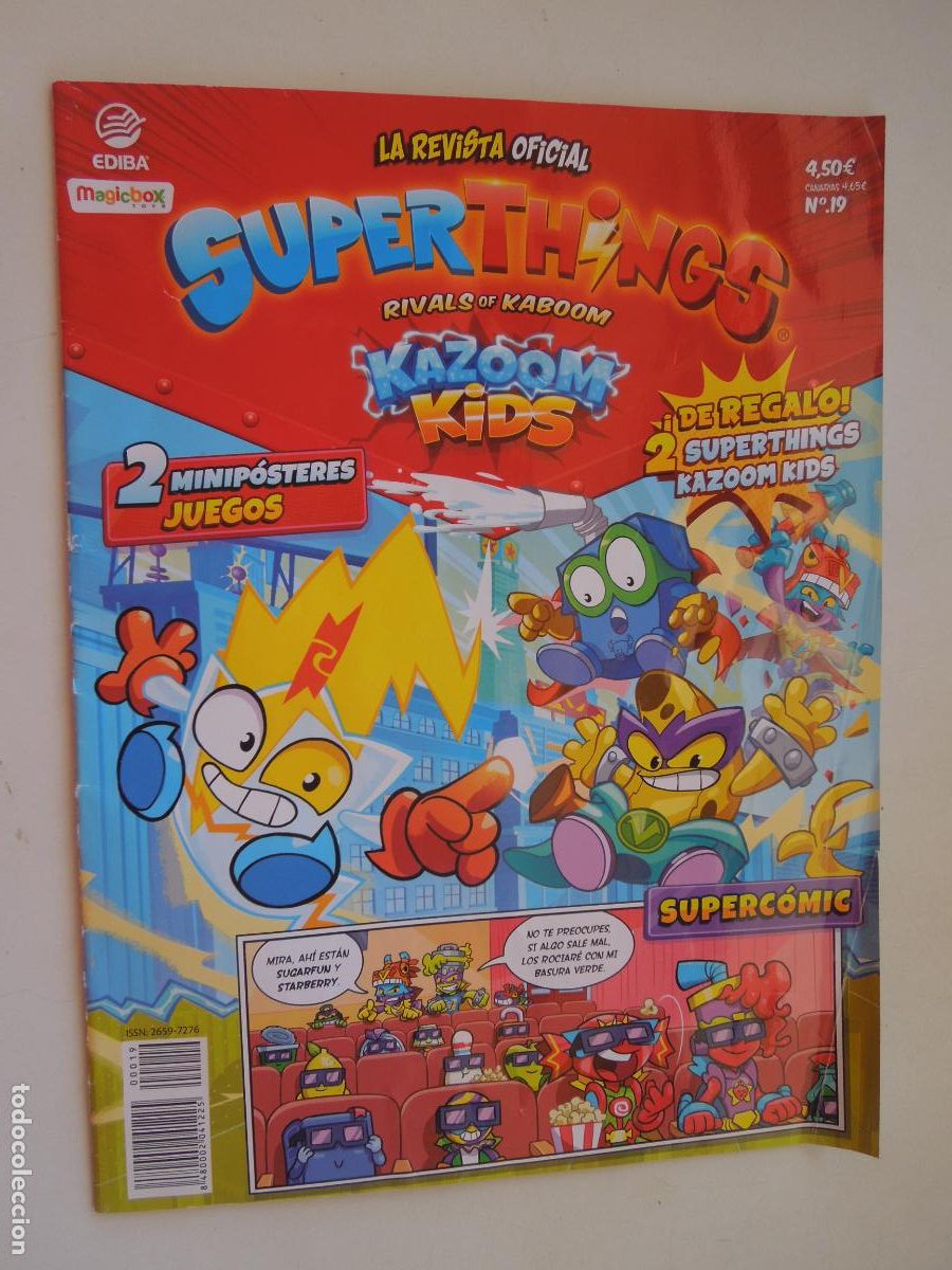 Coleccionismo de revistas y peri&oacute;dicos: SUPERTHINGS N&ordm; 19 REVISTA OFICIAL - SERIE RIVALS OF KAZOOM - EDIBA