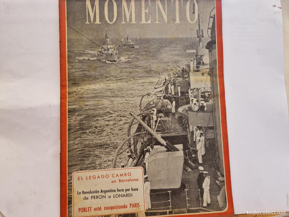 Coleccionismo de revistas y peri&oacute;dicos: REVISTA. MOMENTO. EL LEGADO CAMBO EN BARCELONA. 14 DE OCTUBRE 1955
