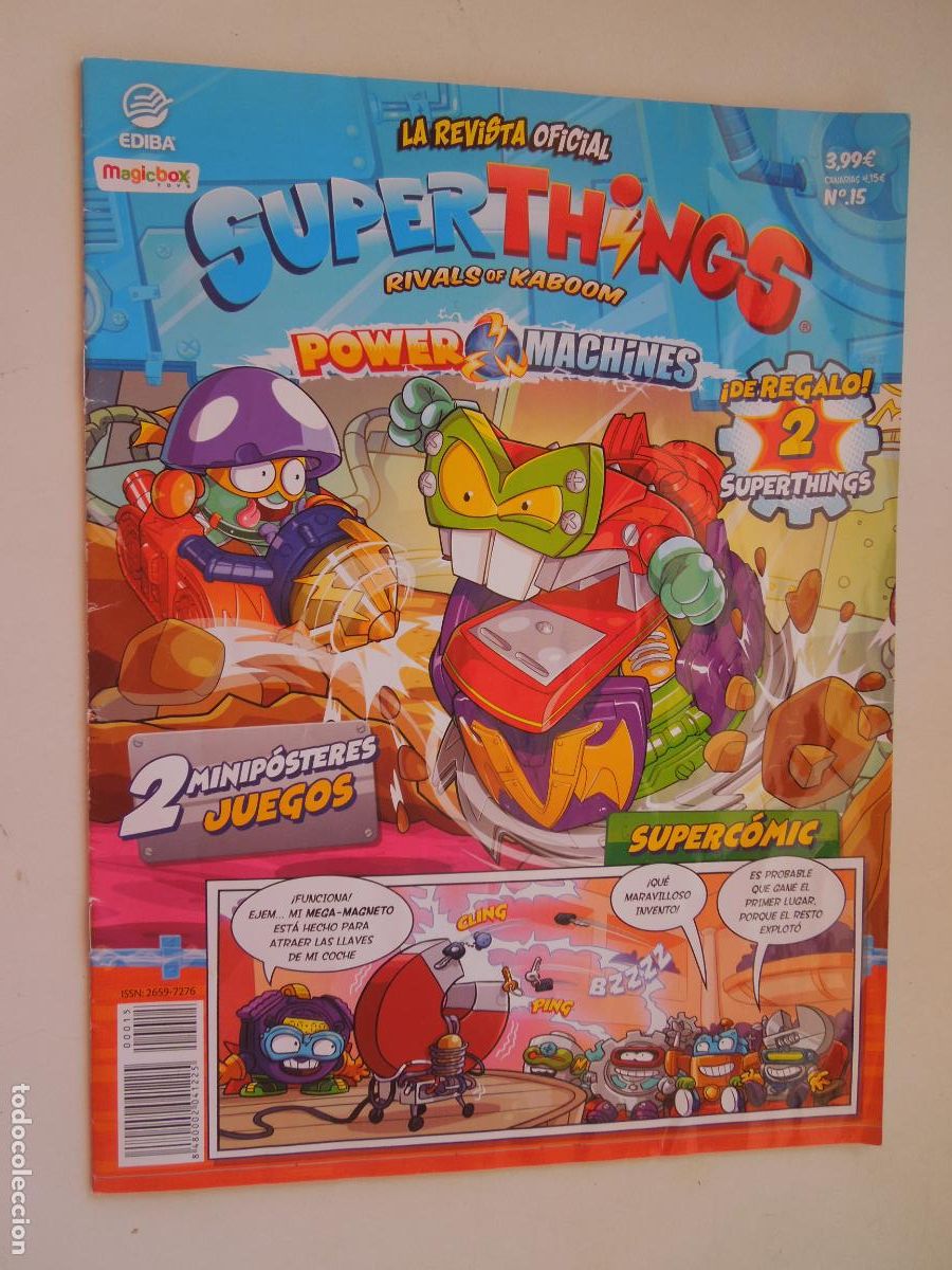 Coleccionismo de revistas y peri&oacute;dicos: SUPERTHINGS N&ordm; 15 REVISTA OFICIAL - SERIE RIVALS OF KAZOOM - EDIBA