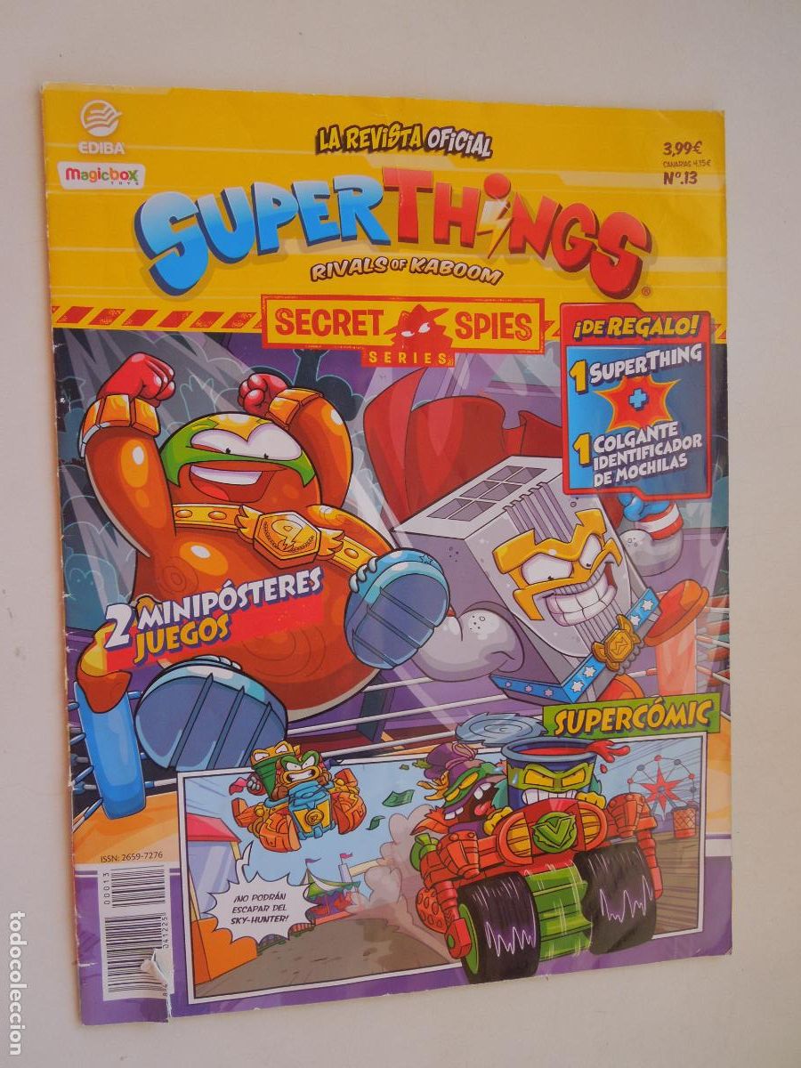 Coleccionismo de revistas y peri&oacute;dicos: SUPERTHINGS N&ordm; 13 REVISTA OFICIAL - SERIE RIVALS OF KAZOOM - EDIBA