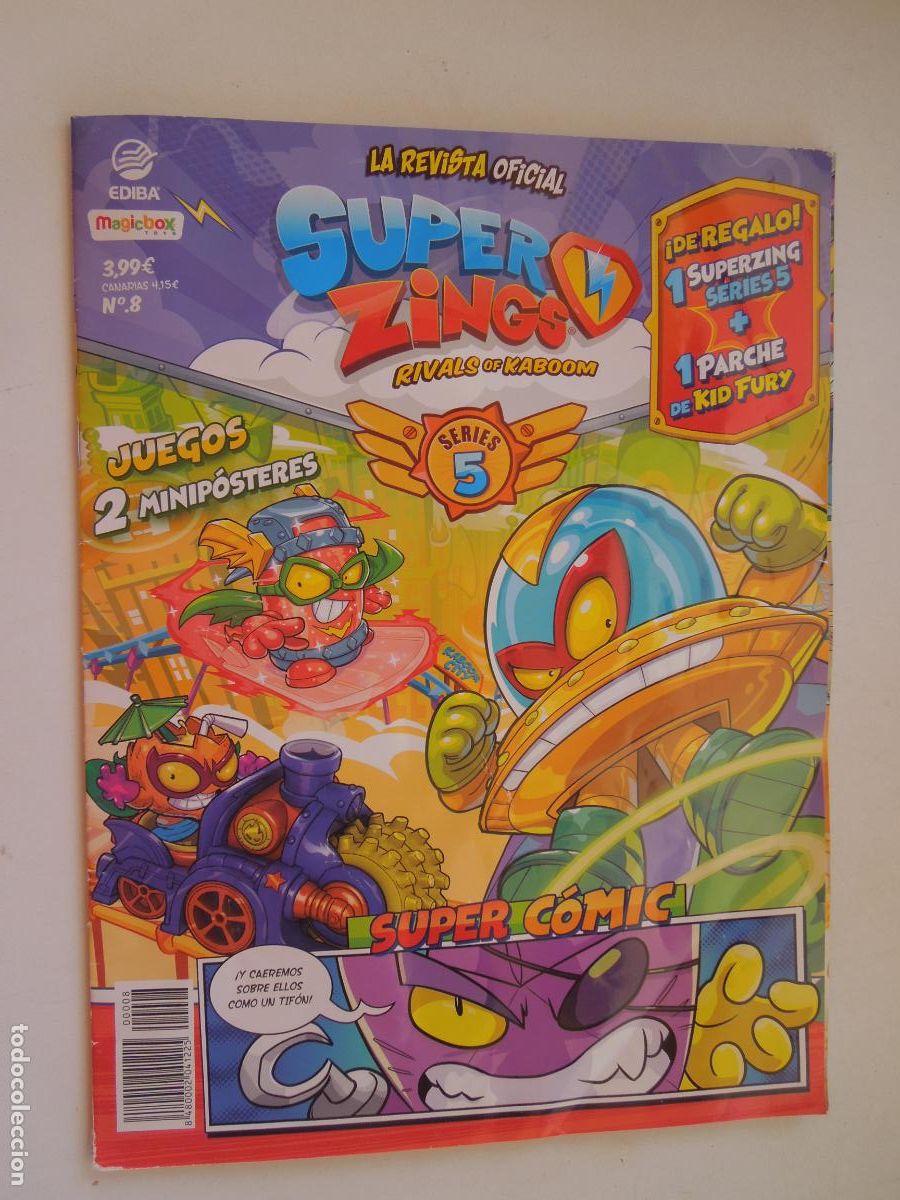 Coleccionismo de revistas y peri&oacute;dicos: SUPERTHINGS N&ordm; 8 REVISTA OFICIAL - SERIE RIVALS OF KAZOOM - EDIBA