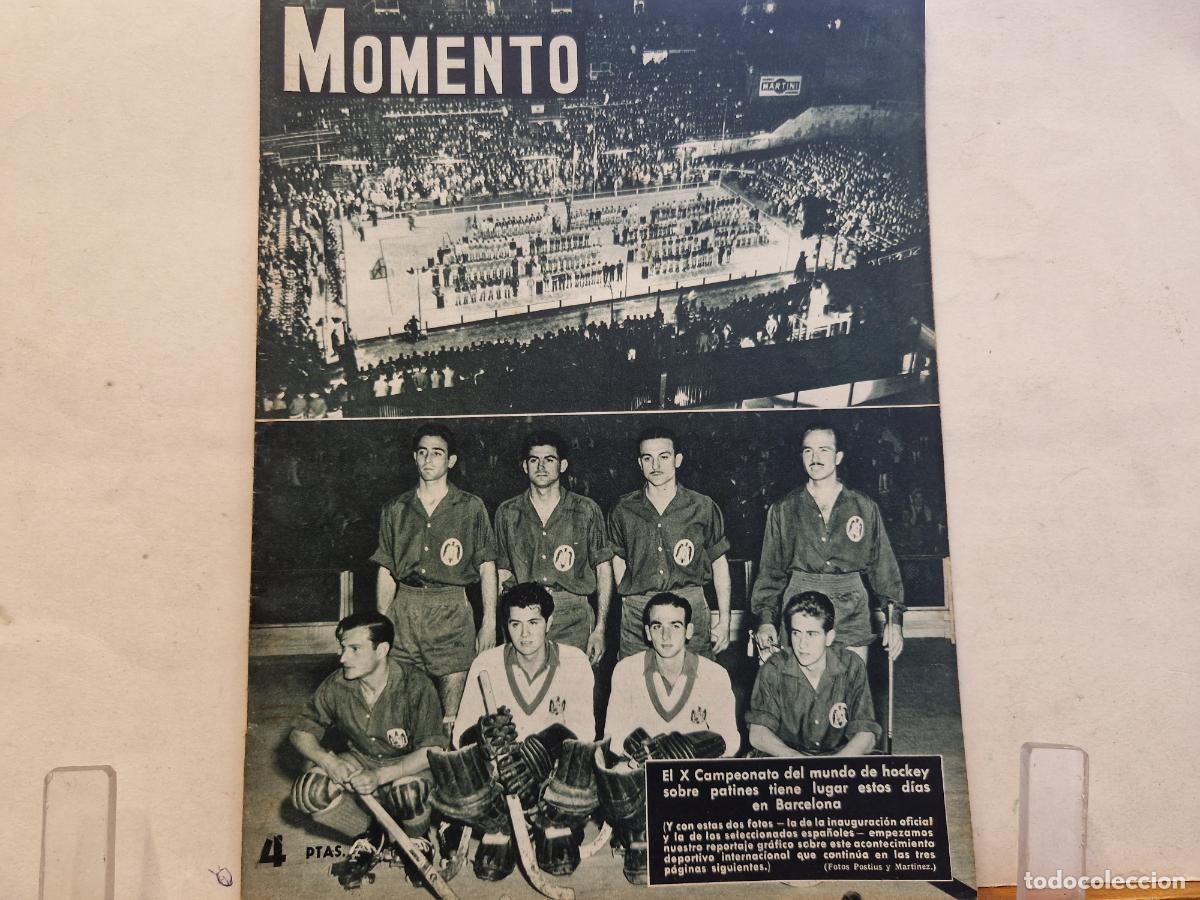 Collezionismo di Riviste e Giornali: REVISTA. MOMENTO. EL X CAMPEONATO DEL MUNDO DE HOCKEY. 3 DE JUNIO 1954