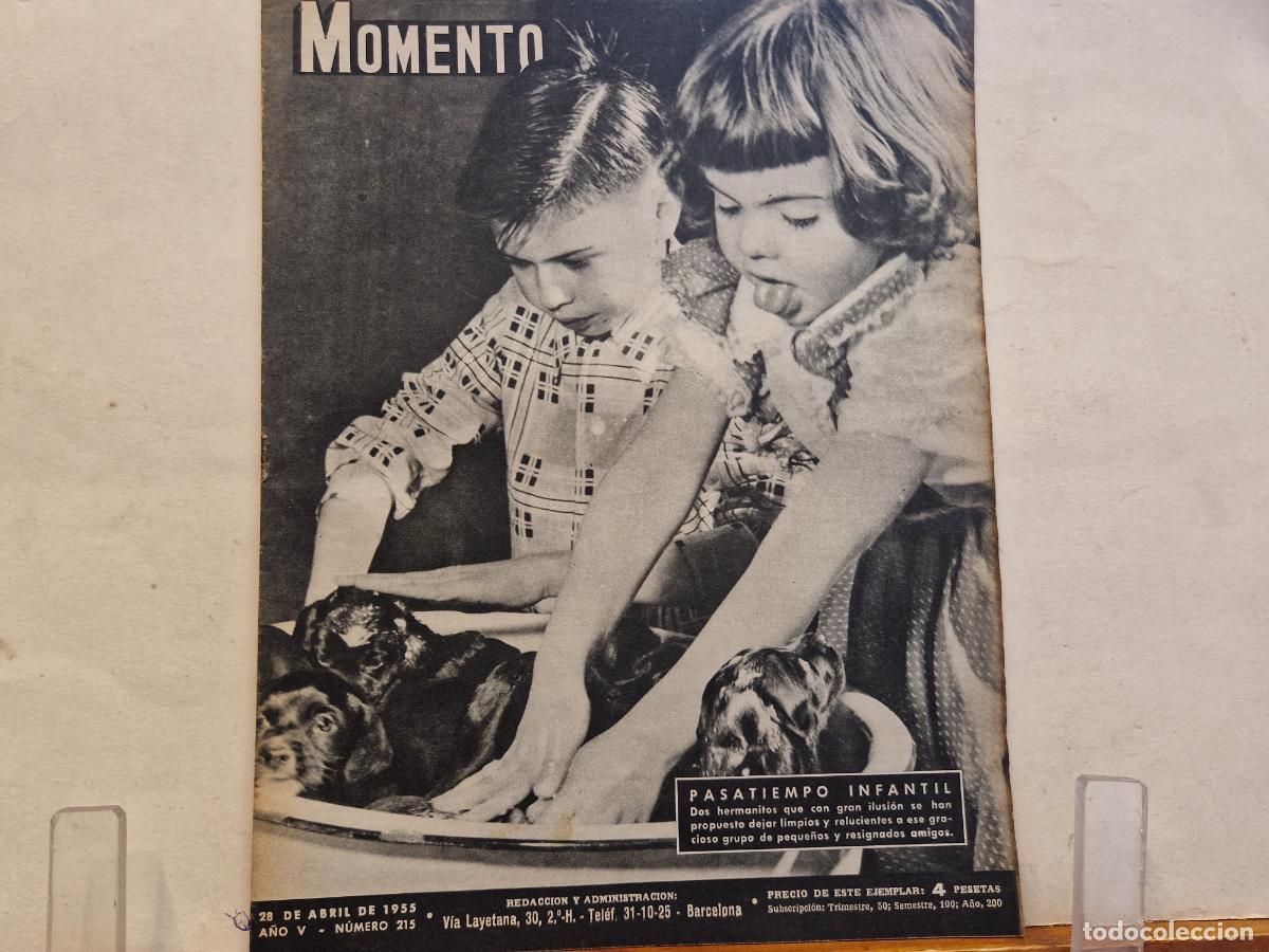 Collezionismo di Riviste e Giornali: REVISTA. MOMENTO. PASATIEMPO INFANTIL. 28 DE ABRIL 1955