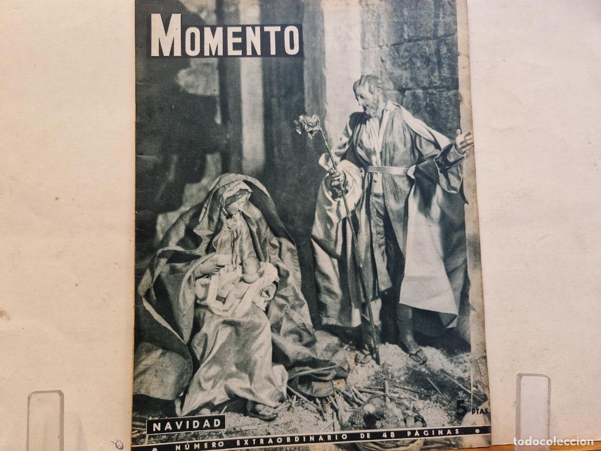 Coleccionismo de revistas y peri&oacute;dicos: REVISTA. MOMENTO. NAVIDAD. 24 DICIEMBRE 1953
