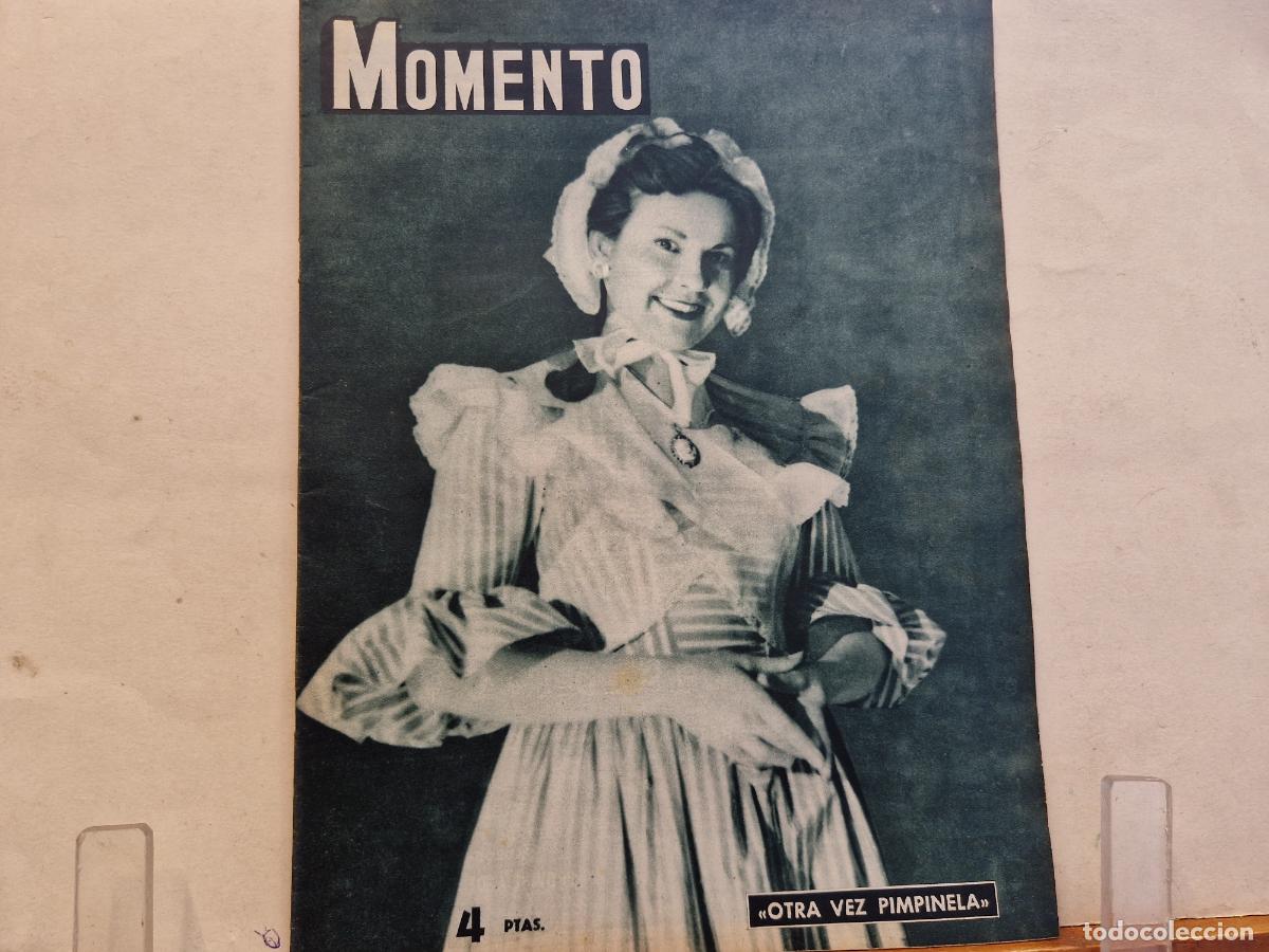 Coleccionismo de revistas y peri&oacute;dicos: REVISTA. MOMENTO. OTRA VEZ PIMPINRLA. 3 DICIEMBRE 1953