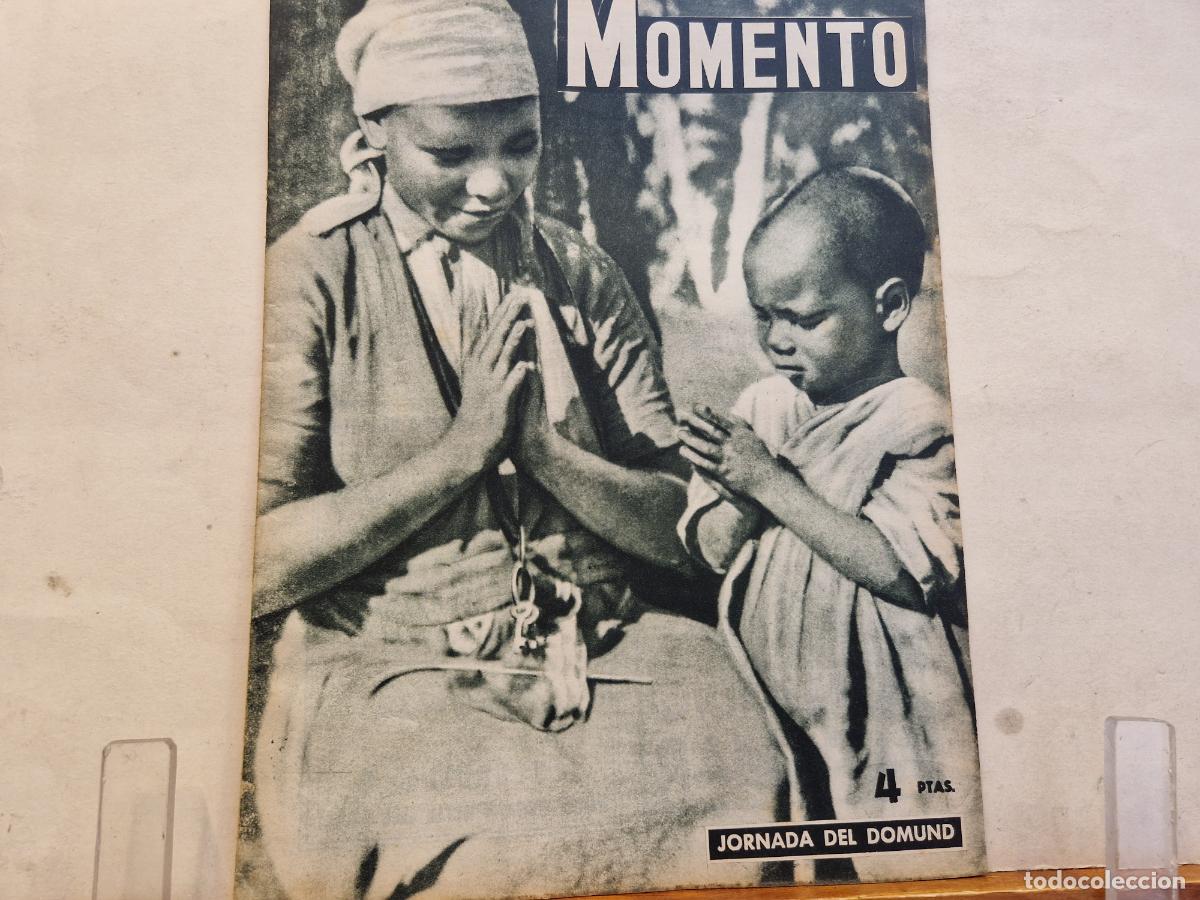 Coleccionismo de revistas y peri&oacute;dicos: REVISTA. MOMENTO. JORNADA DEL DOMUND. 15 DE OCTUBRE1953