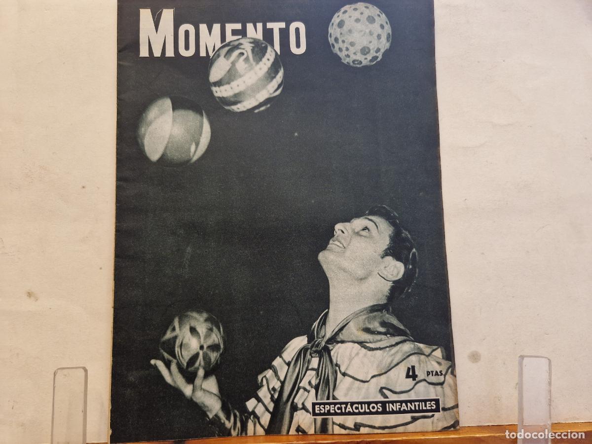Coleccionismo de revistas y peri&oacute;dicos: REVISTA. MOMENTO. ESPECTACULOS INFANTILES. 8 DE OCTUBRE1953